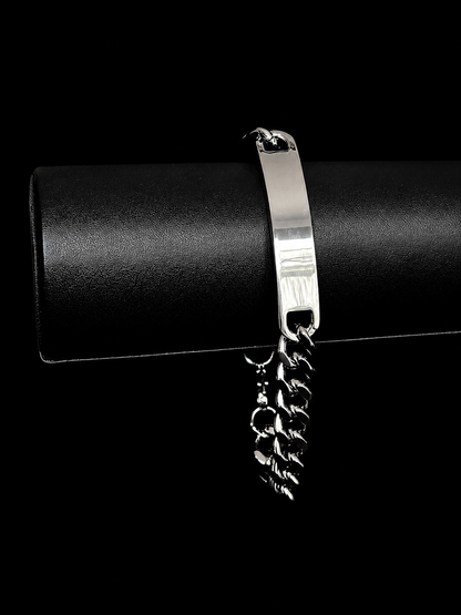 Pulsera de Placa tipo Cubana
