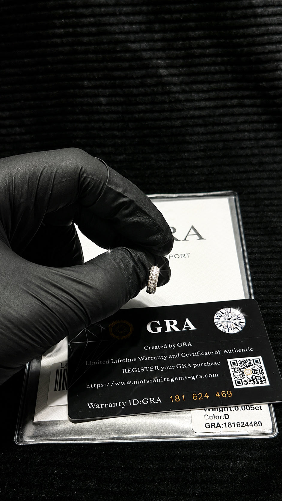 Aros de Plata 925 con Moissanita y Certificado de Autenticidad