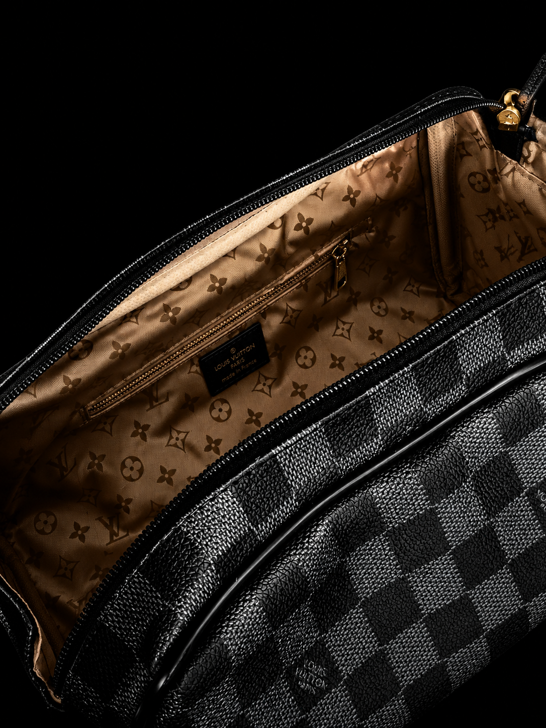 Bolso de Mano Louis Vuitton Keepall a Cuadros